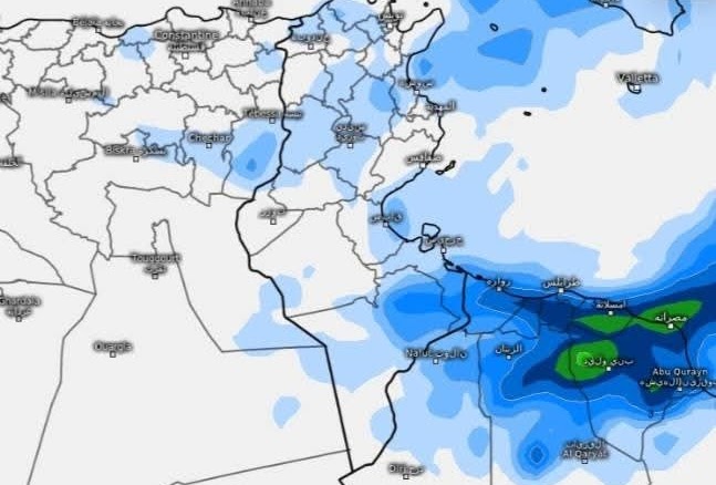 الرصد الجوي: ظهور سحب ركامية مع إمكانية نزول أمطار رعدية في الساعات القادمة تشمل 3 ولايات