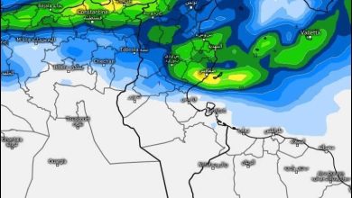 الرصد الجوي : في الساعات القادمة تقلبات جوية وأمطار متفرقة تشمل هذه المناطق